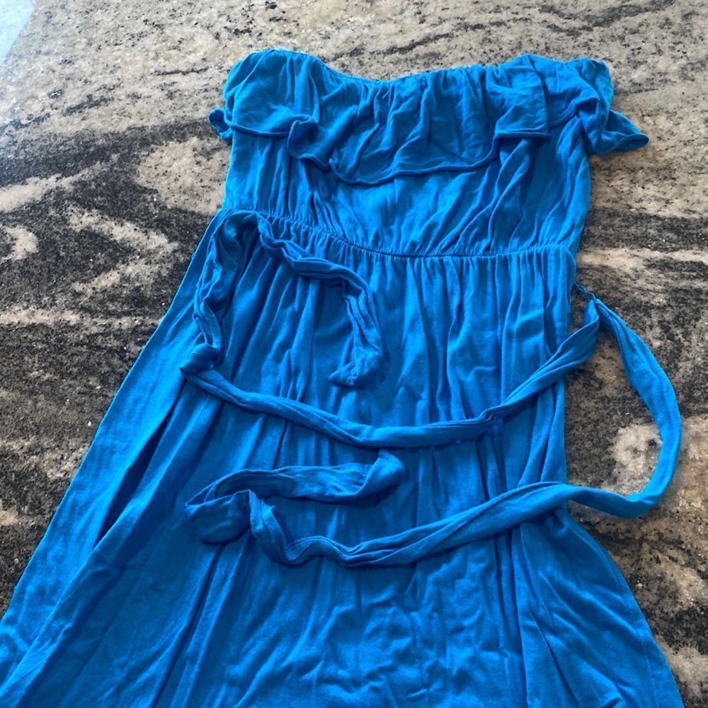 Strapless swimsuit cover up
